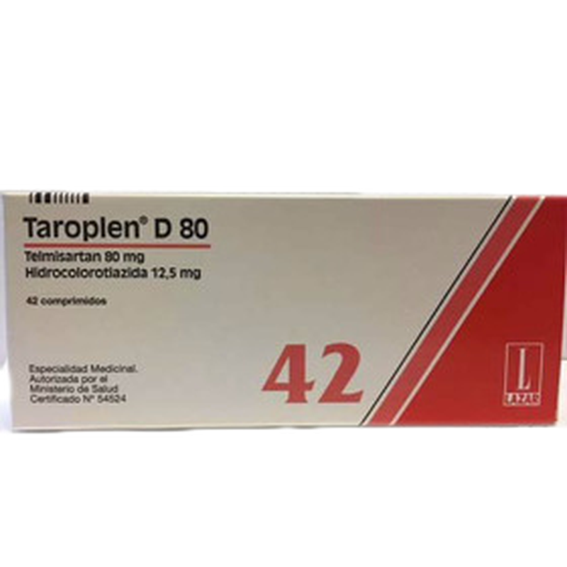 Taroplen D 80 80+12.5mg [42 Comp.]