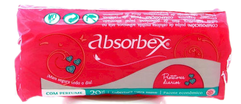 Protectores Diarios Absorbex Perfumados 20 Unidades