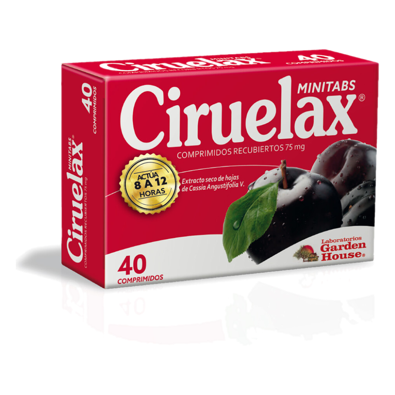 Ciruelax Minitabletas X 40 Comprimidos Recubiertos
