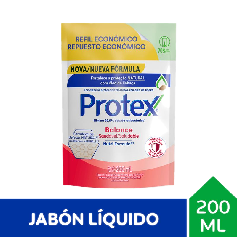 Jabón Líquido Protex Refill Balance 200 Ml