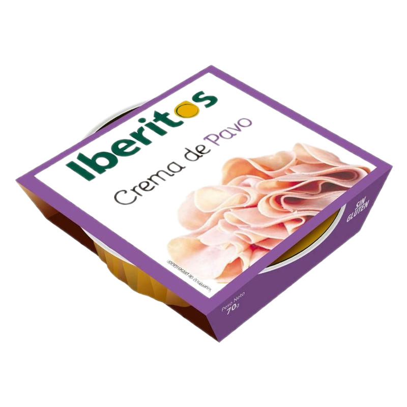 Crema De Pavo Iberitos Sin Gluten 70 G
