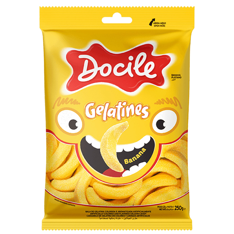 Gelatina Docile Banana 250 G