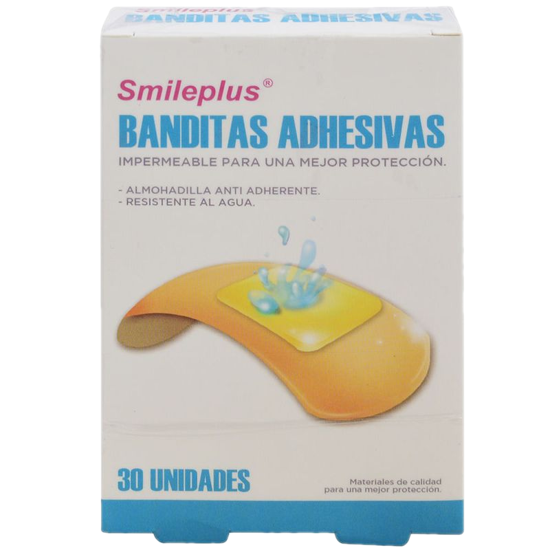 Banditas Adhesivas Smileplus 30 Unidades