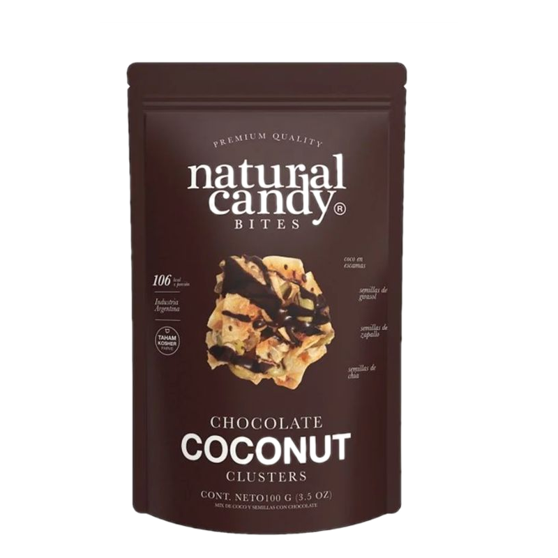 Galleta Natural Candy Bites Chocolate Coco 100 G