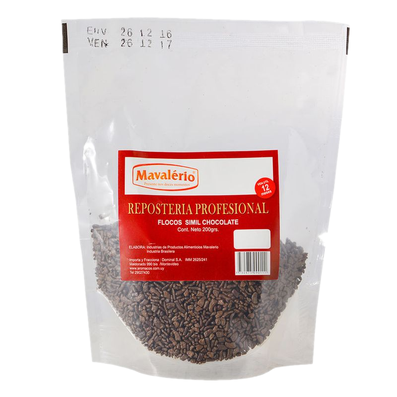 Flocos Chocolate Mavalerio 200 G