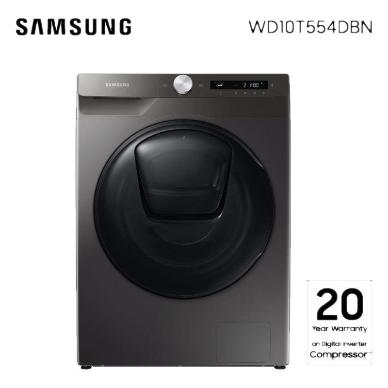 Lavasecarropa Samsung Wi-fi Digital Inverter Ecobubble 10.5 Kg Wd10t554dbn