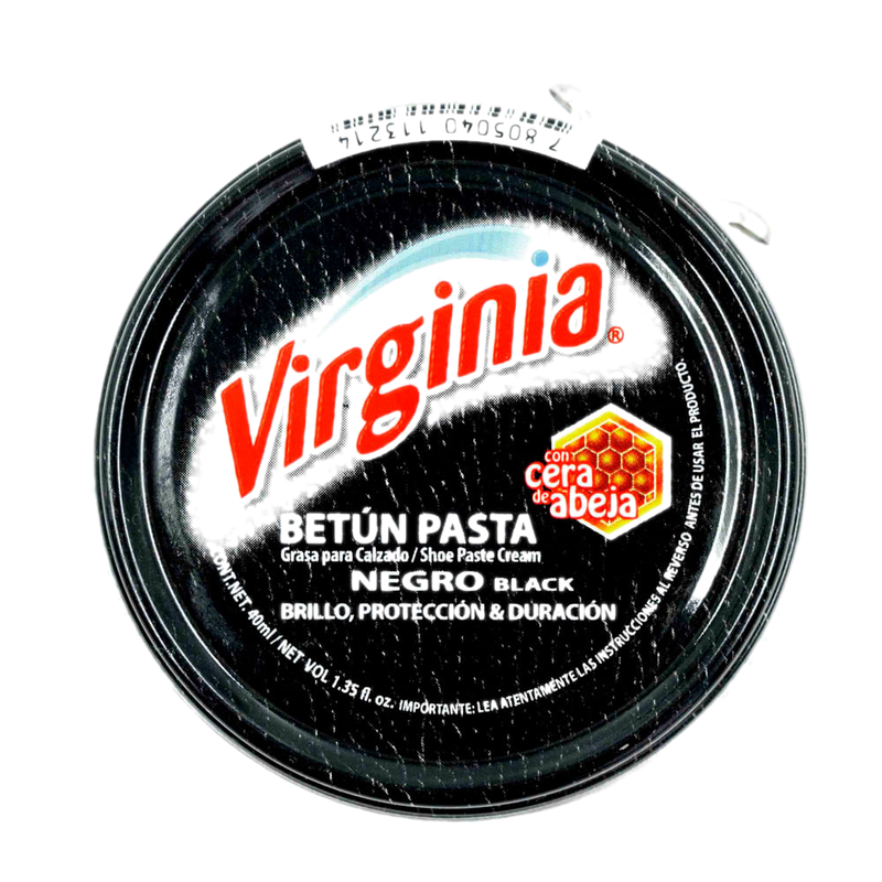 Pomada Para Calzado Virginia Negro 40.00 G