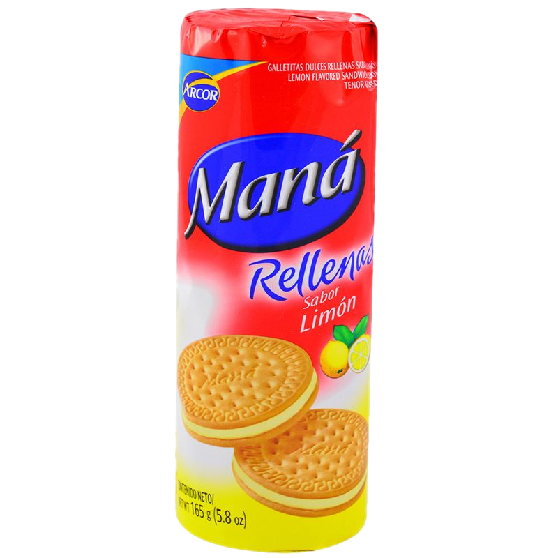 Galletitas Mana Rellenas Limón 165 G