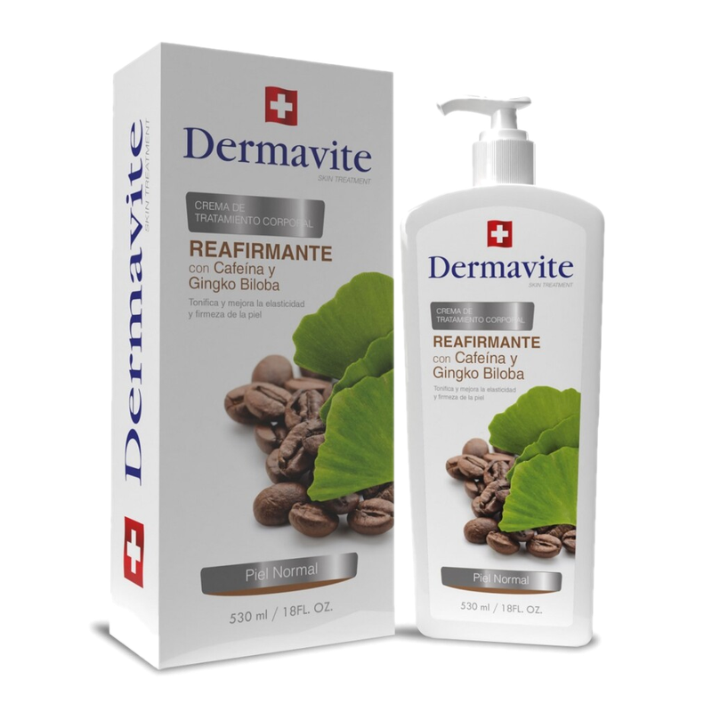 Dermavite Crema Reafirmante Con Cafeína 530 Ml.