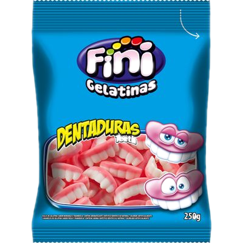 Gomitas Fini Dentaduras Fresa Y Frambuesa 250 G