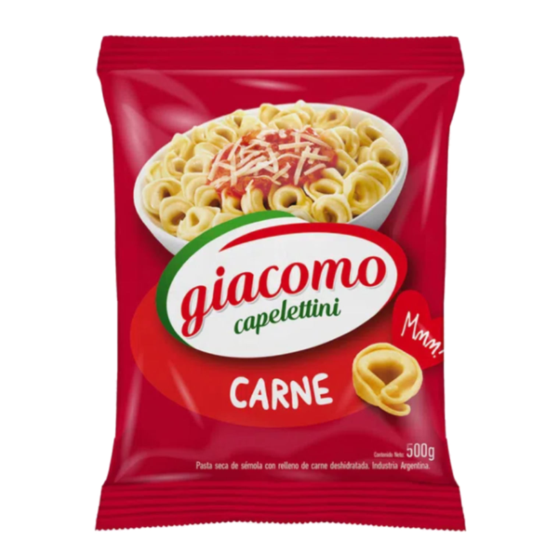 Fideos Giacomo Capeleti De Carne 500 G