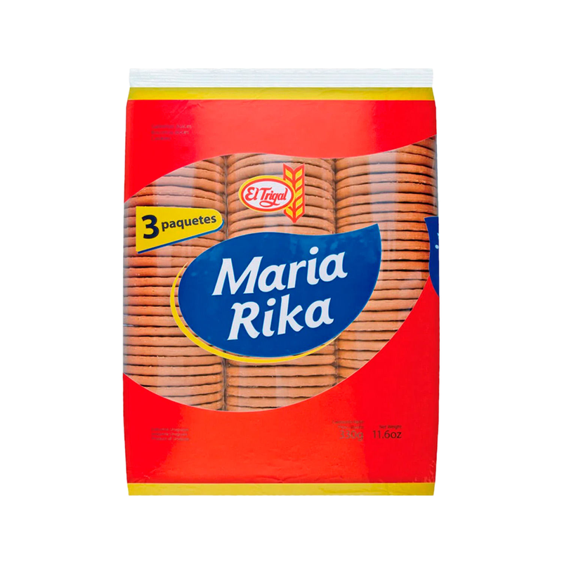 Galleta El Trigal Maria Rika Tripack 300 G