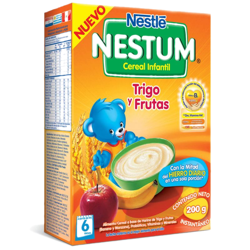 Cereal Nestum Trigo Con Frutas 200 G