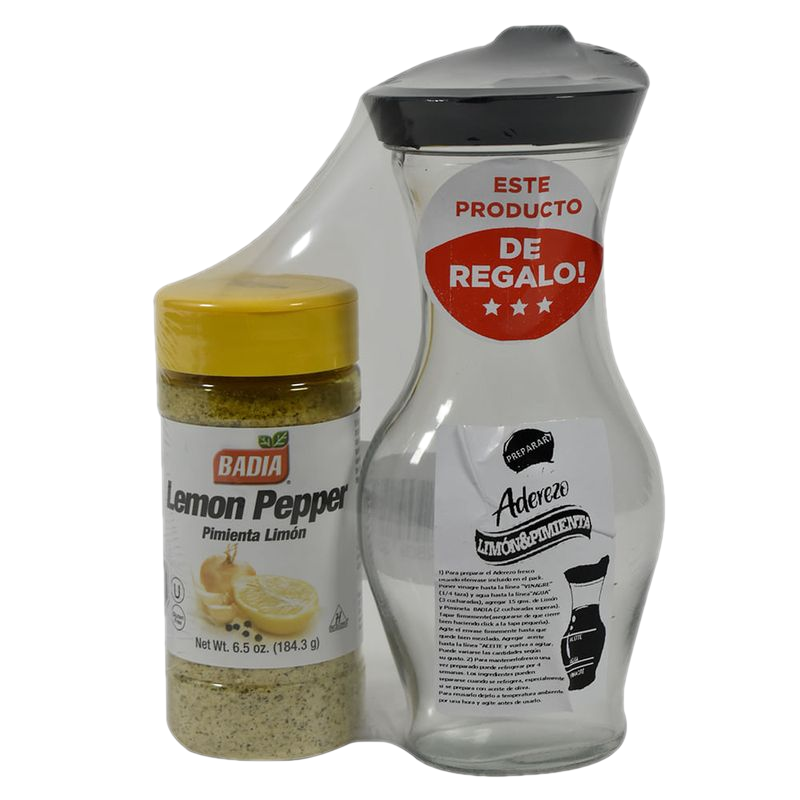 Limón Y Pimienta 340 G + Vinagrera Badia