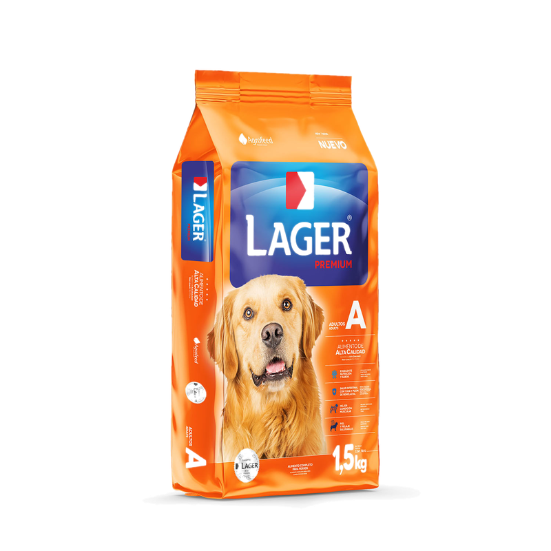 Alimento Lager Perro Adulto Premium 1.5 Kg