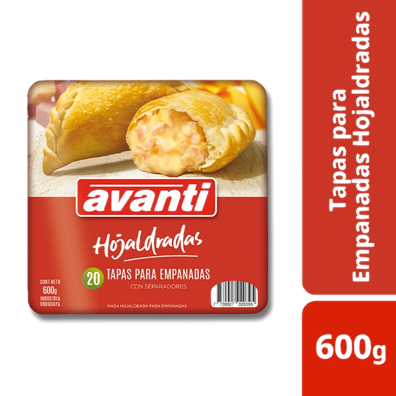 Tapa Empanadas Avanti Horno 20 Unidades