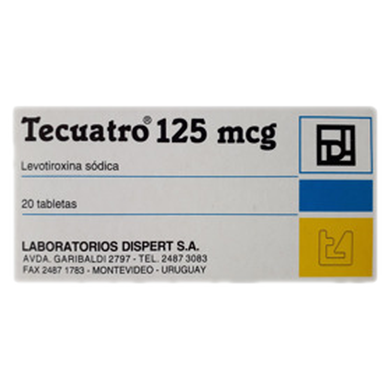 Tecuatro 125 125 Mcg [20 Tab.]