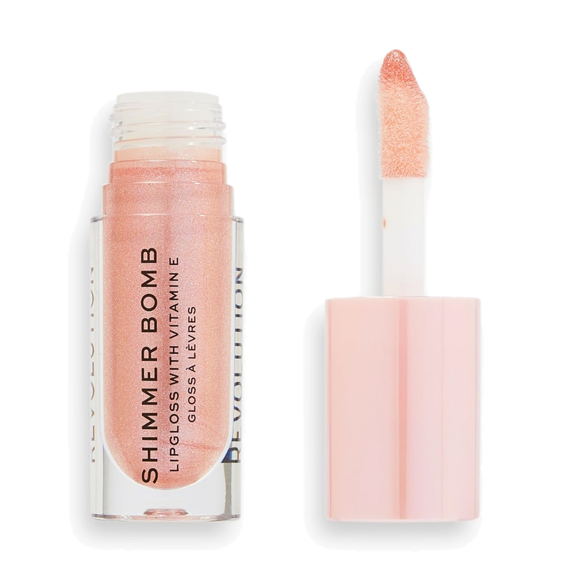 Brillo Labial Make Up Revolution Shimmer Bomb Sparkle Nude