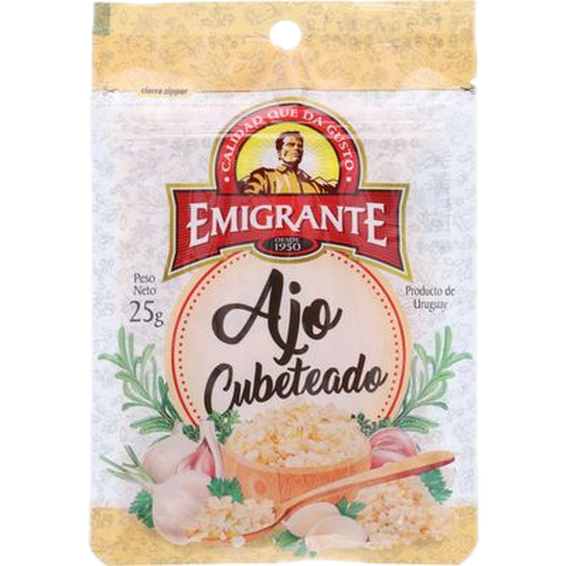 Ajo Cubeteado Emigrante 25 G