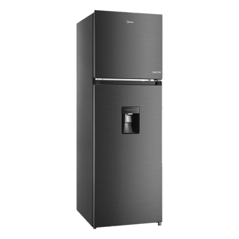 Refrigerador Midea 281 L Frío Seco Inverter Negro Clase A Co Dispensador Mdrt385mtr28winv