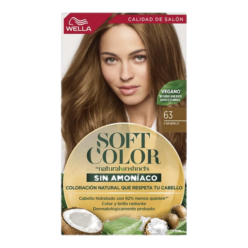 Tinta Soft Color N°63 Caramelo Dorado