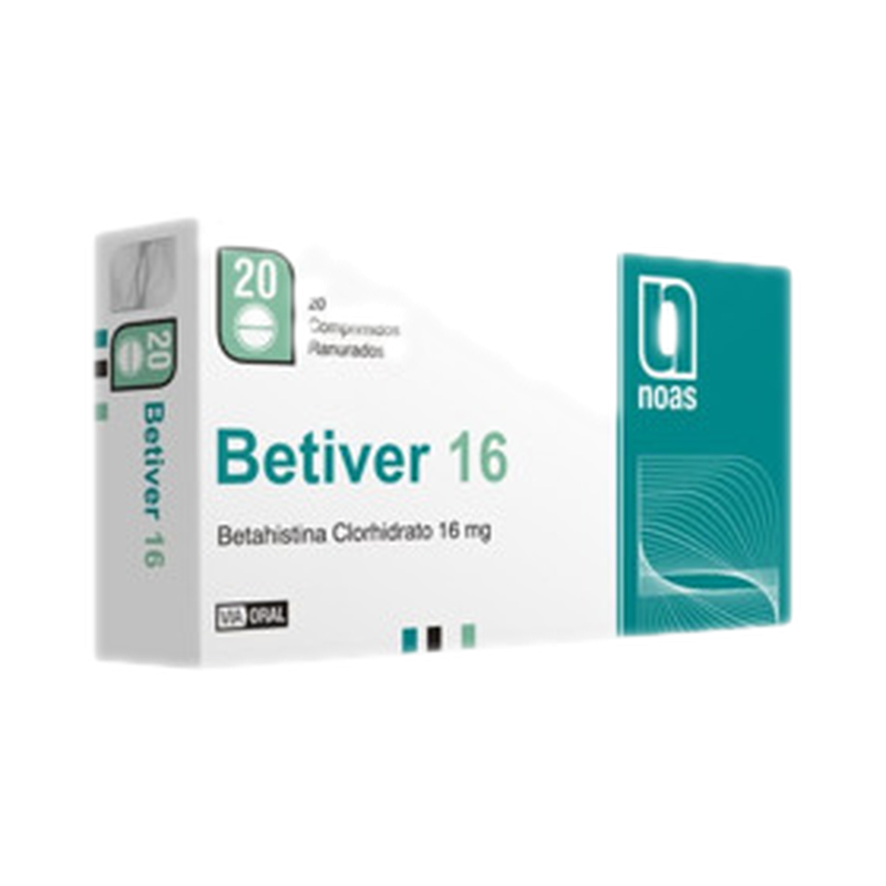Betiver 16 16 Mg [20 Comp.]