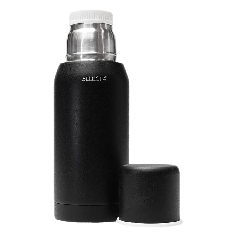 Termo Selecta Doble Pared Negro 750 Ml