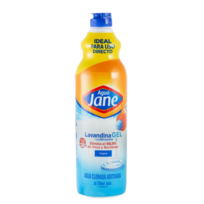 Lavandina Agua Jane Gel Original 750 Ml