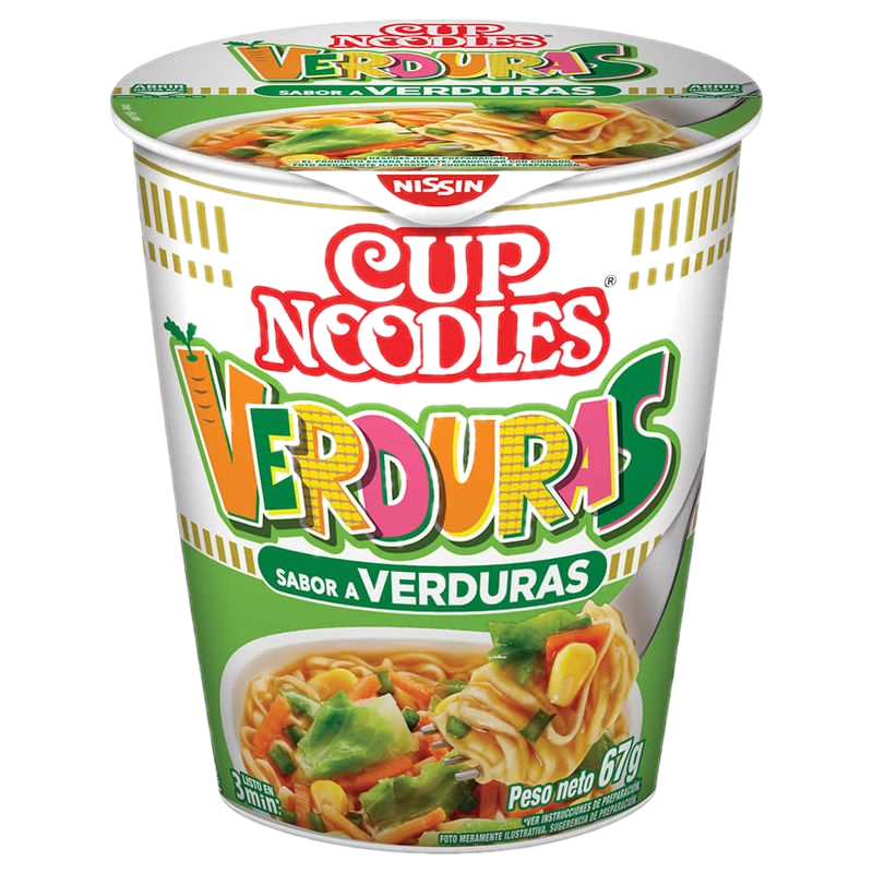 Sopa Nissin En Vaso Sabor Verdura 63 G