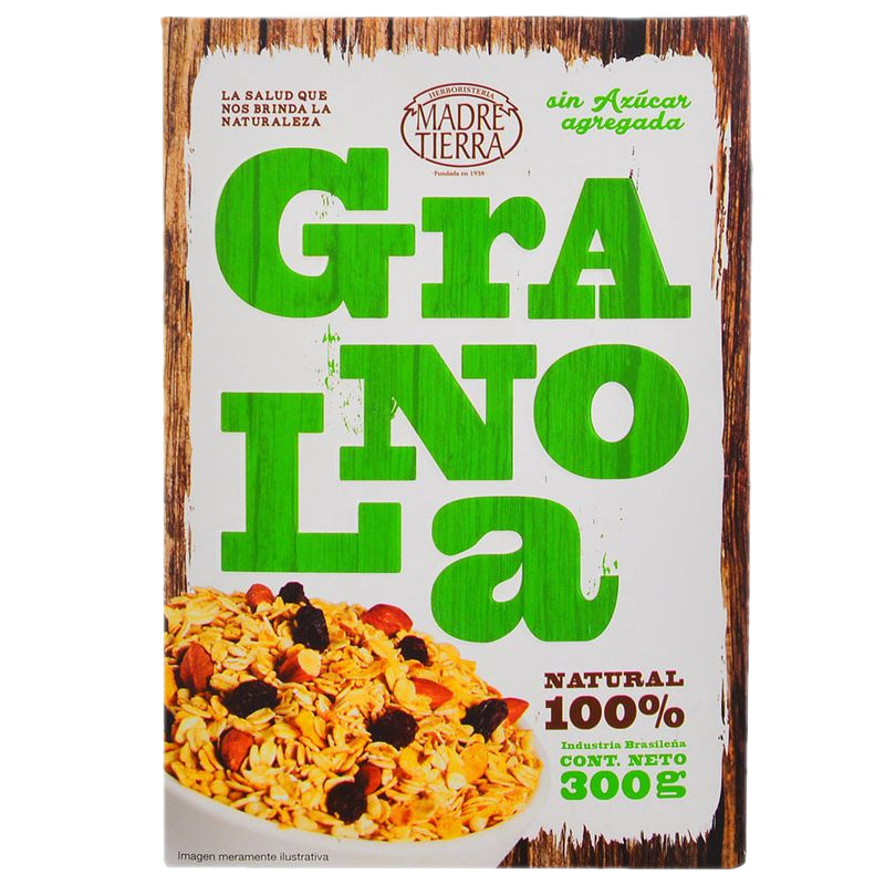 Granola Madre Tierra Sin Azúcar 300 G