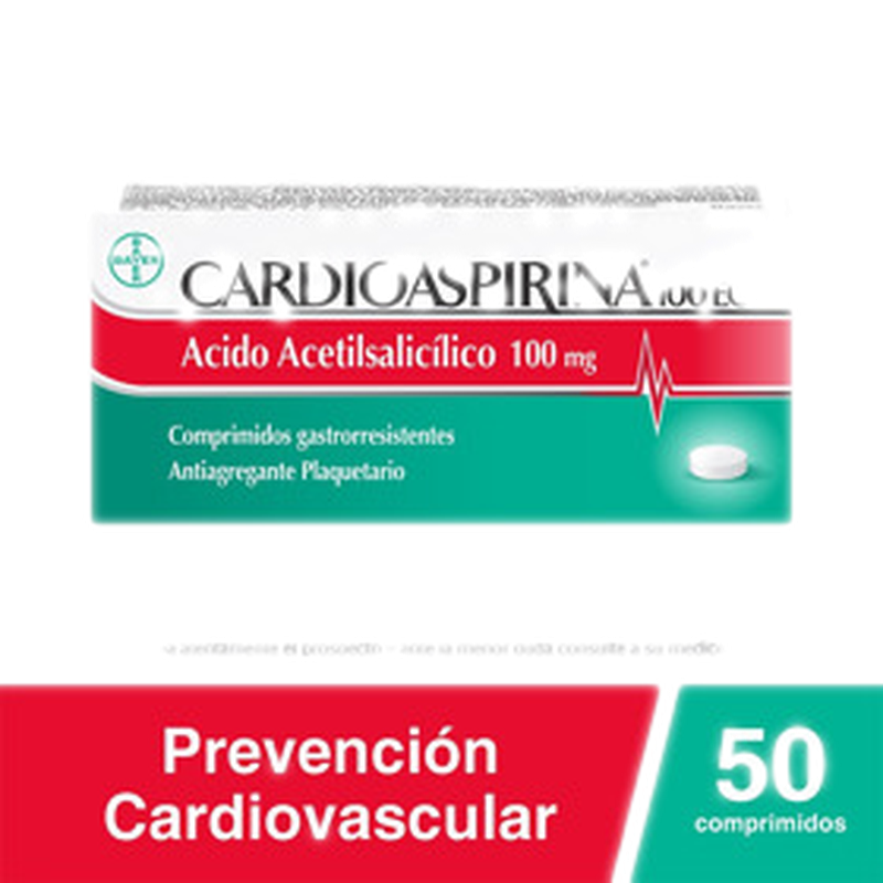 Cardioaspirina Ec 100 Caja 100 Mg [50 Comp.]
