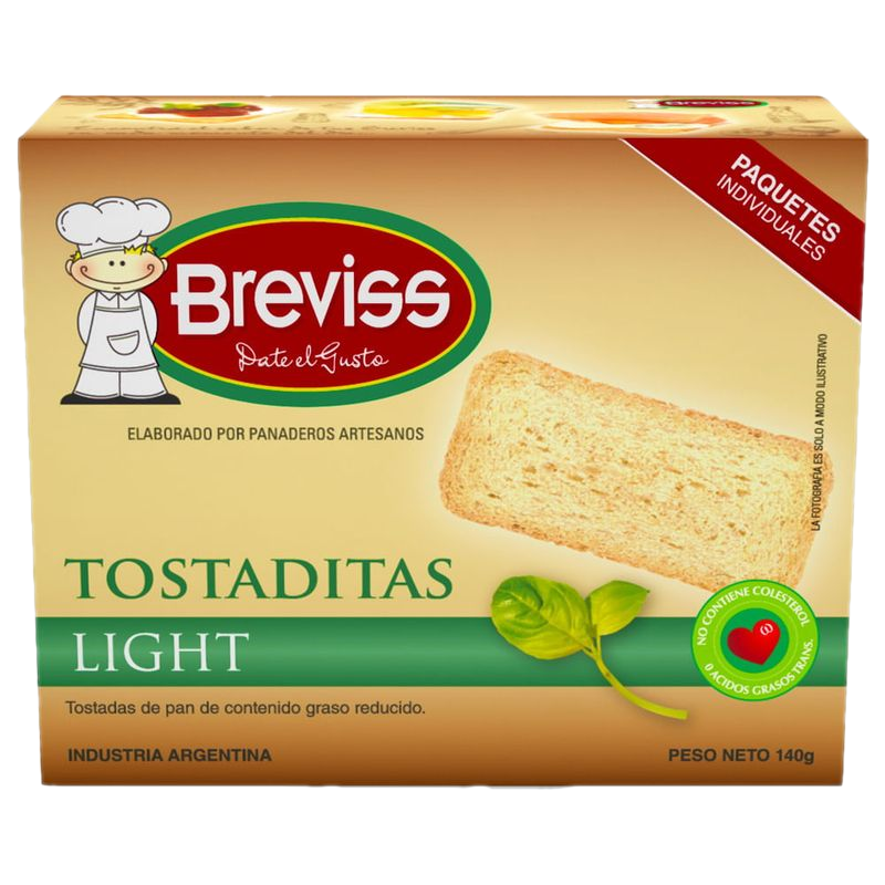 Tostaditas Ligth Breviss 140 G