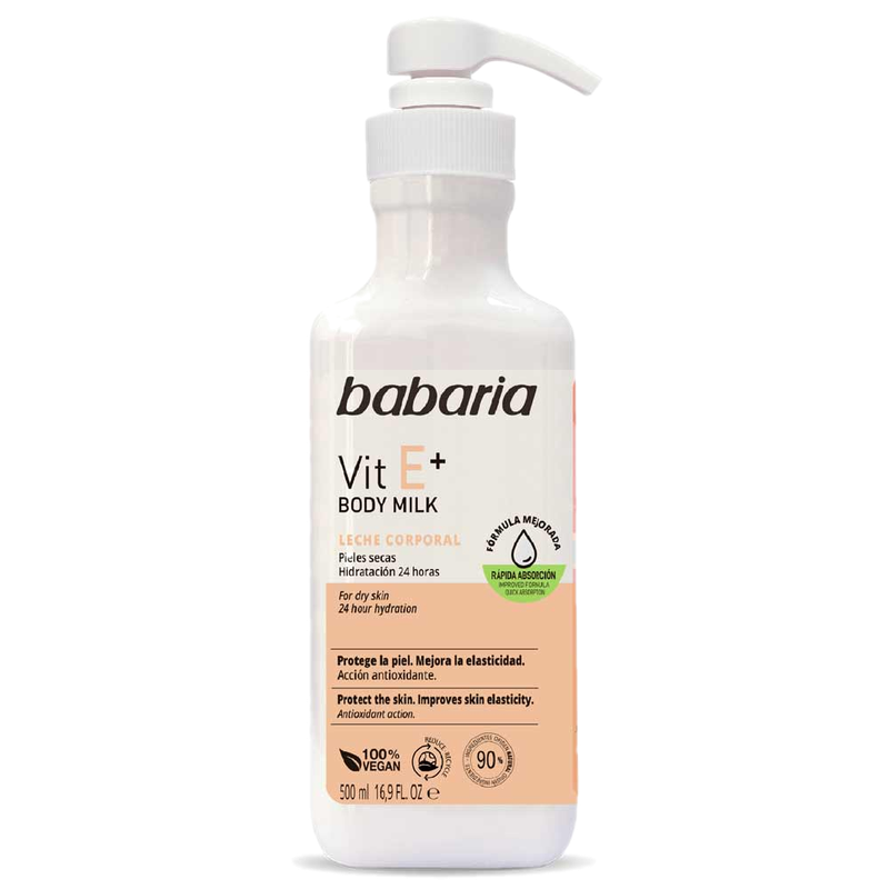 Crema Corporal Babaria Body Piel Seca Vitamina E+ 500 Ml