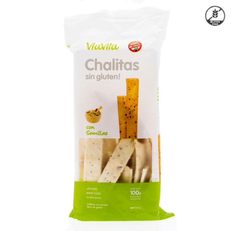 Galletas Chalitas Viavita Sin Gluten Semillas