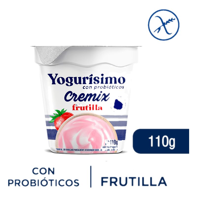 Yogur De Frutilla Yogurisimo Cremix 110 G