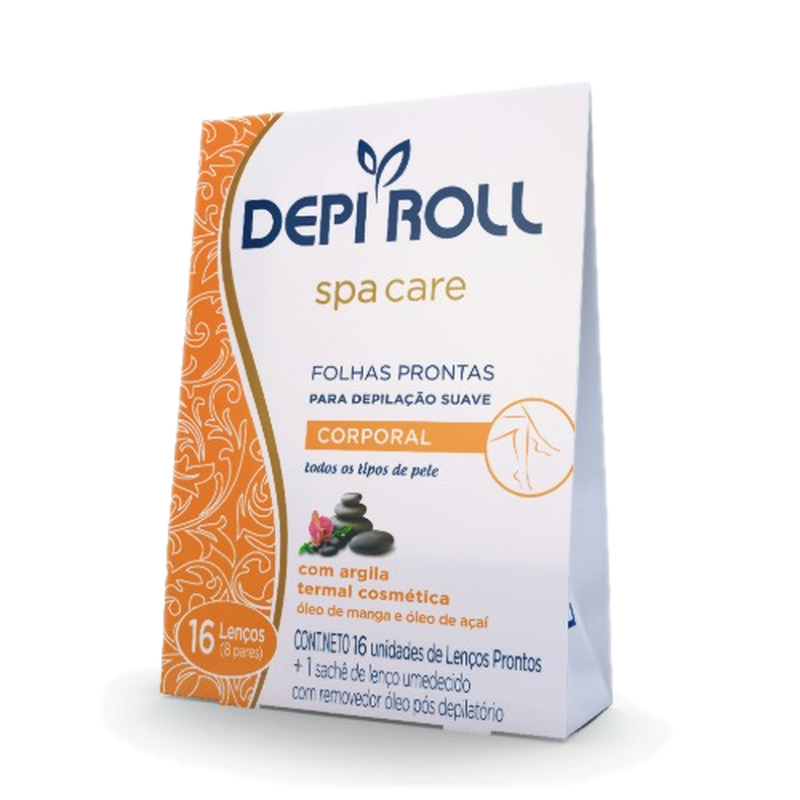 Bandas Depilatorias Depi-roll Corporales Spa Care 8 Unidades
