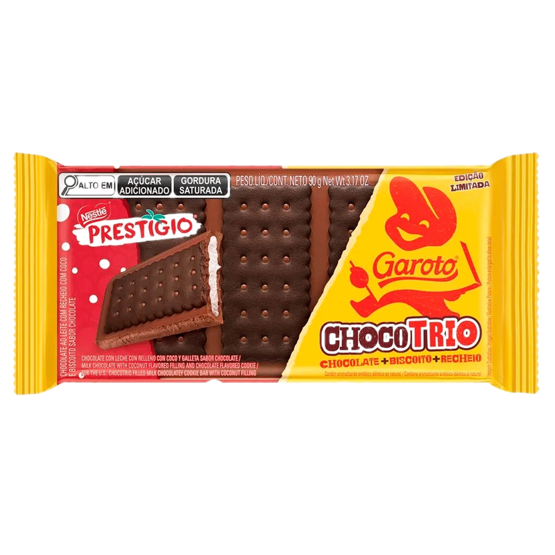 Chocolate Nestlé Choco Trío Prestigio 90 G