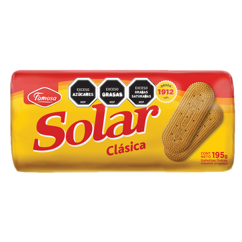 Galletita Solar Famosa 195 G