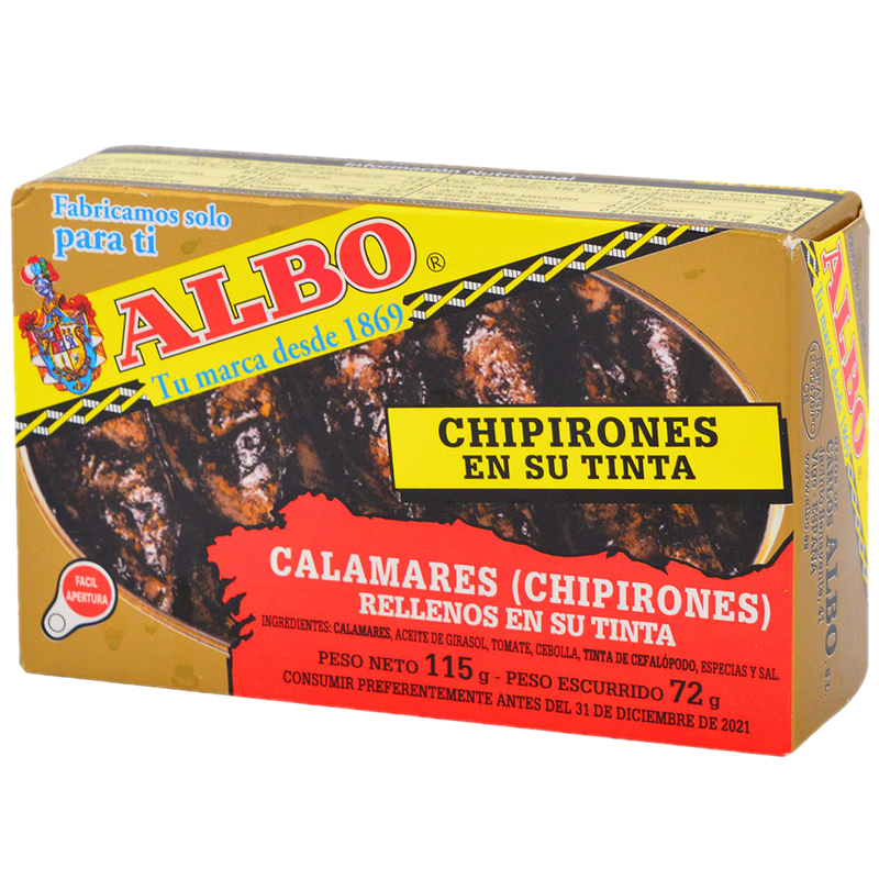 Chipirones Rellenos Albo En Su Tinta 115 G