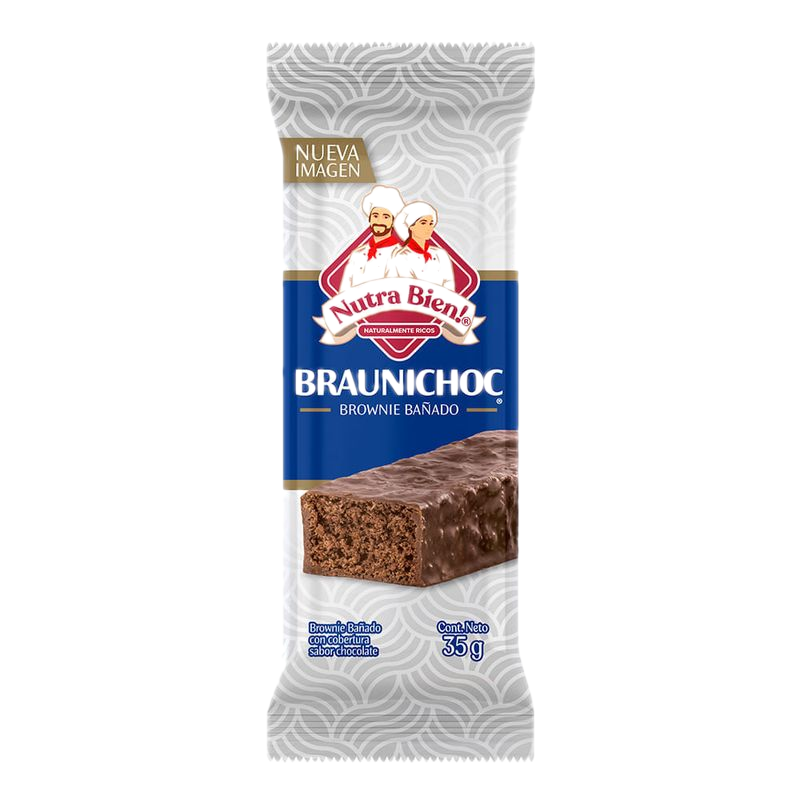 Brownie Bañado Nutra Bien Brownie Chocolate 35 G