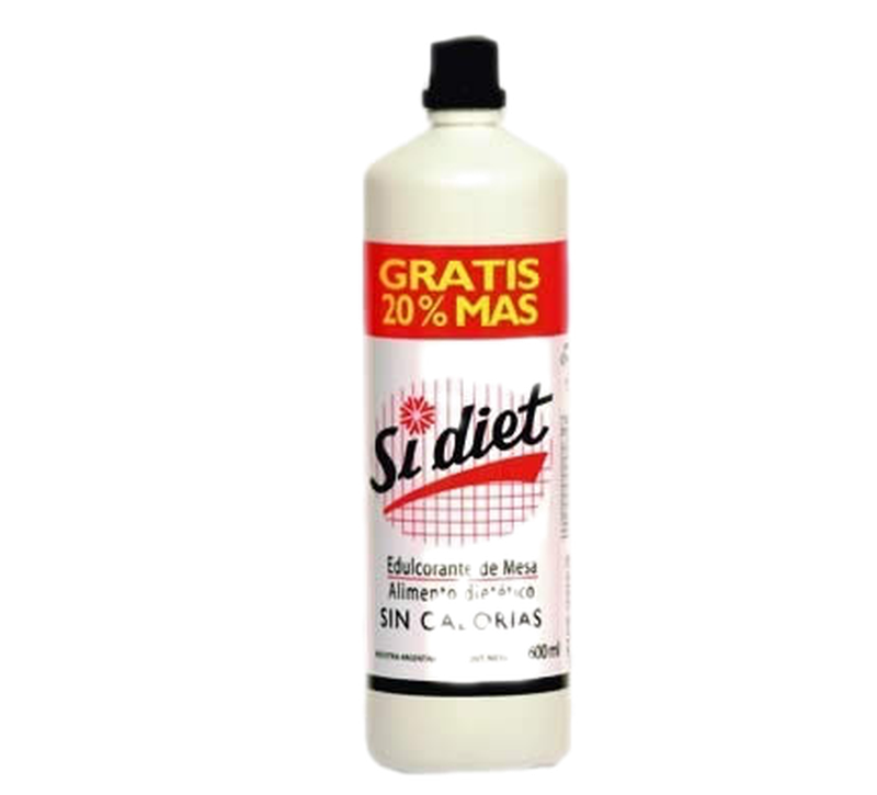 Edulcorante Líquido Si Diet 600 Ml