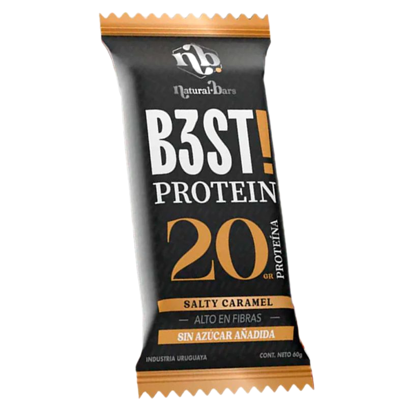 Barrita Proteína B3 Natural Bars Salty Caramel 60 G