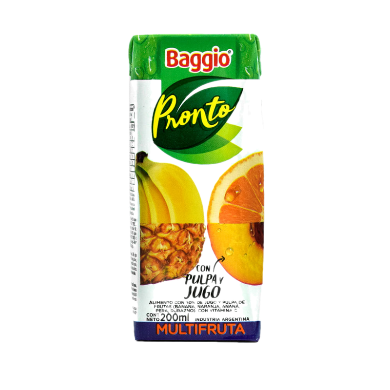 Jugo Multifrutas Pronto Bag Tetra 200 Ml