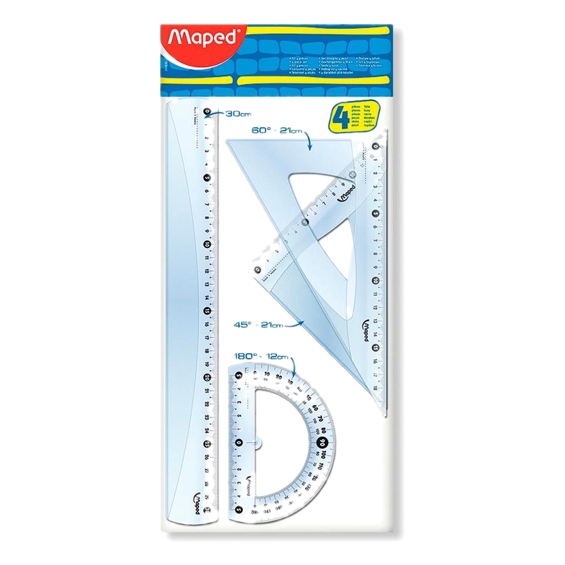 Juego De Geometría Maped 30 Cm