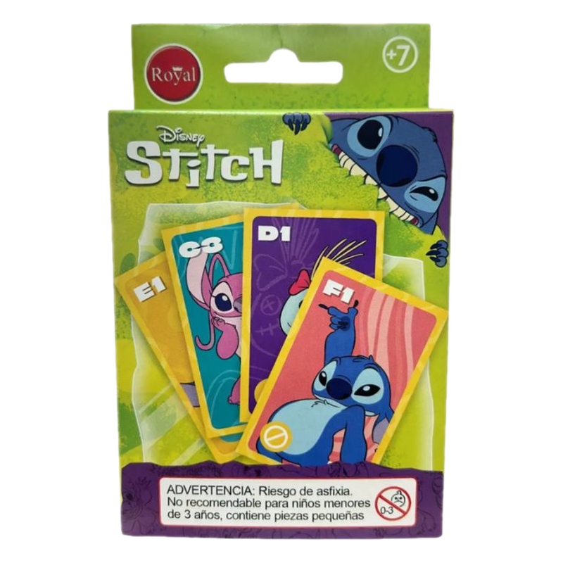 Juego 4 En 1 Stitch Royal
