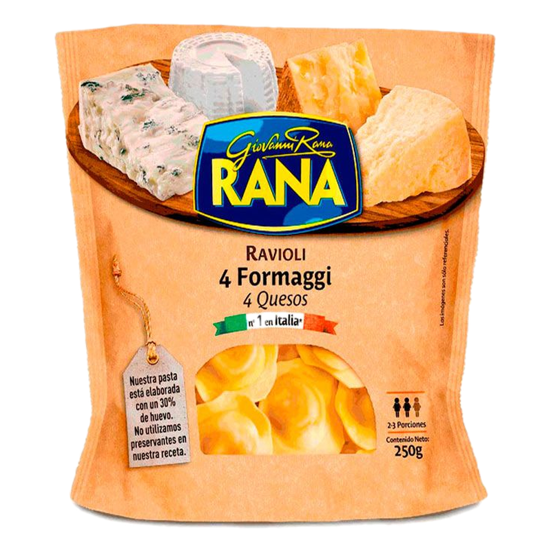 Ravioli 4 Quesos Giovanni Rana 250 G