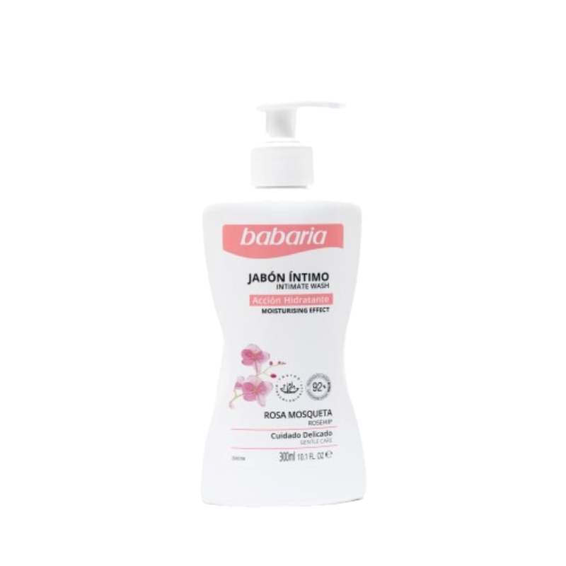 Jabón Íntimo Babaria Rosa Mosqueta 300 Ml