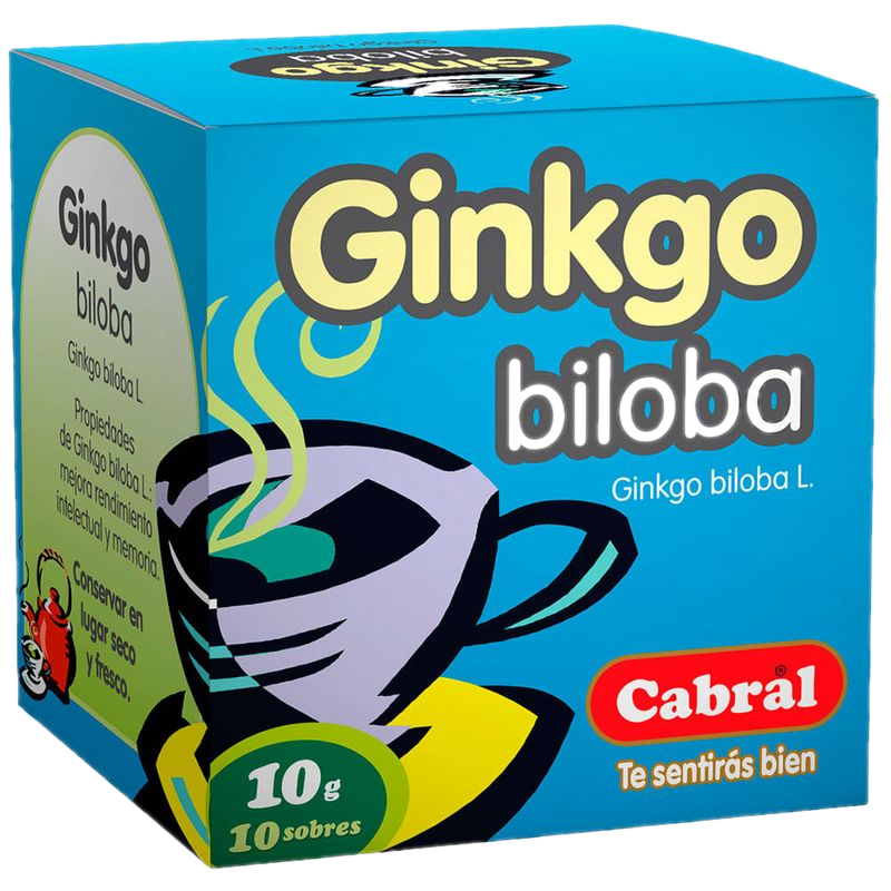 Té Cabral Ginkgo Biloba 10 Unidades