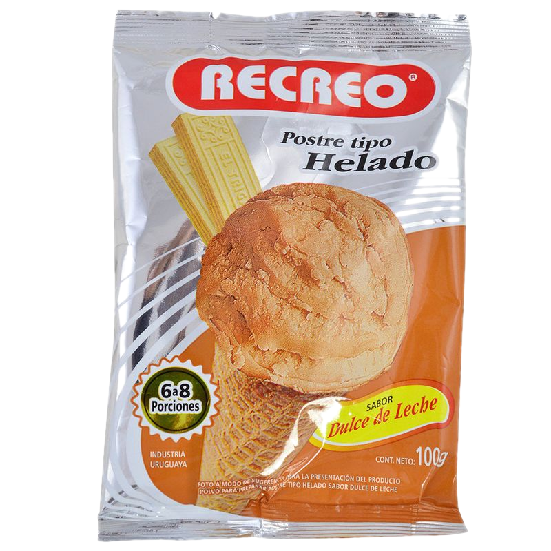 Helado Dulce De Leche Recreo 100 G