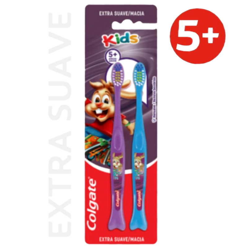 Pack Cepillo Dental X 2 Colgate Kids 5+